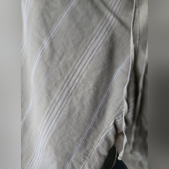 Lane Bryant Tan Linen Blend Cropped Pants-Size 26/28 - Picture 4 of 5